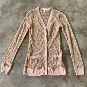 Rodarte for target lace cardigan
